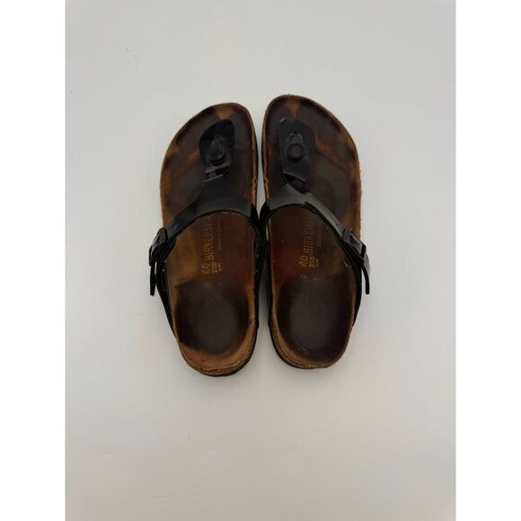 Birkenstock Women's Size‎ 9 Gizeh Birko-Flor Strappy Thong Sandals Brown - Picture 1 of 3